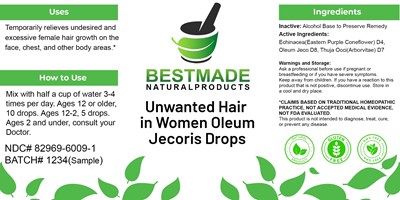 Oleum Jecoris (Unwanted Hair Removal For Women Oleum Jecoris Drops)